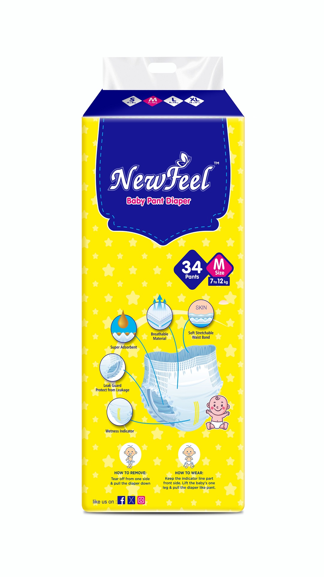 Newfeel_Baby_Diaper_M_1