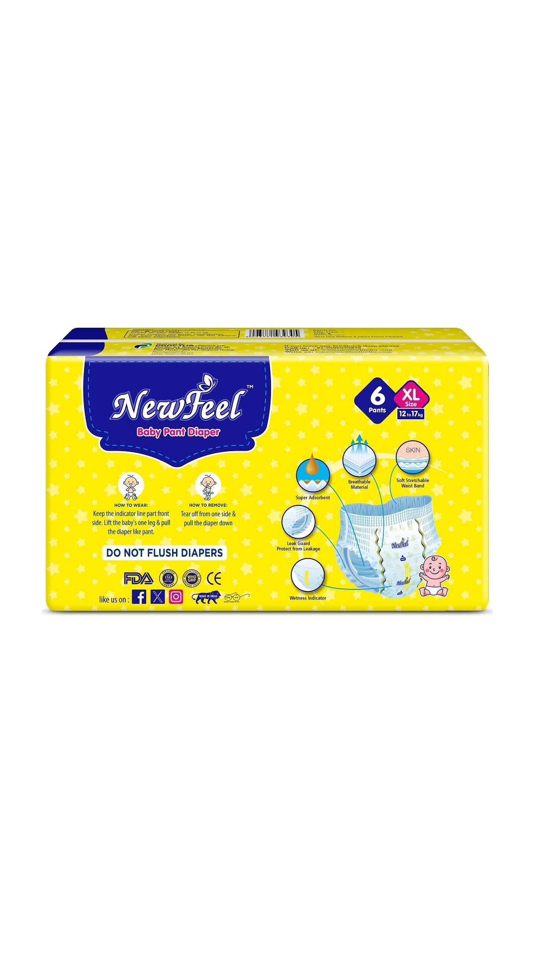 Newfeel_Diaper_XL_Rs_99_A