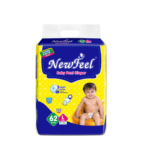 NewFeel Baby Diaper Large Size- 62 Count