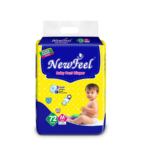 NewFeel Baby Diaper Medium Size- 72 Count