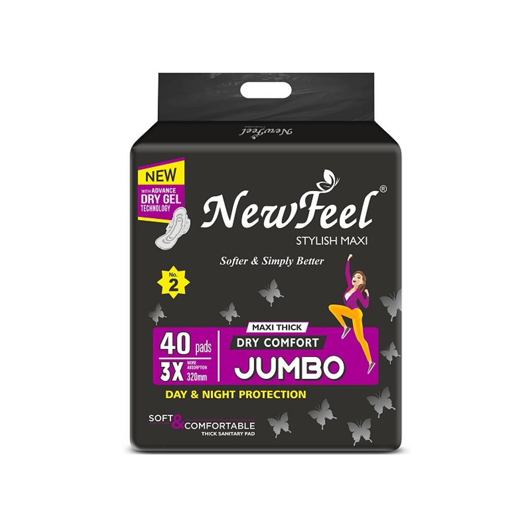 02 NewFeel Stylish Maxi XXL No-2 (40 Pads, XXL 320mm) - Image 1