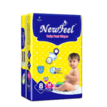 NewFeel Baby Diaper Medium Size – 8 Count - Image 2