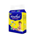 NewFeel Baby Diaper Medium Size- 72 Count - Image 2