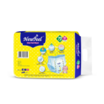 NewFeel Baby Diaper Medium Size- 72 Count - Image 3